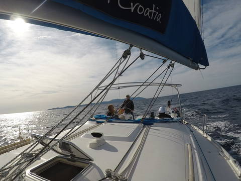 Image Title: Sailing in October with Sail Croatia. [Photo: Open Door Travelers]