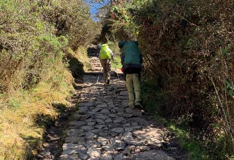 Image Title: The 800 year-old Inca Trail. [Photo: Open Door Travelers]