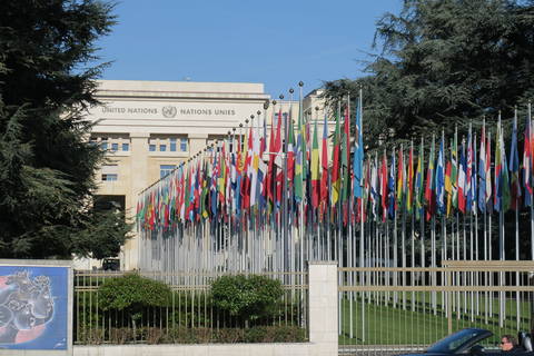 Image Title: The United Nations, Geneva Office. [Photo: Open Door Travelers]
