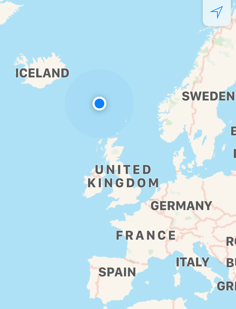 Image Title: Just where are the Faroe Islands? [Photo: Google Maps]