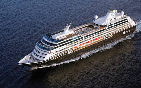 Image Title: The Azamara Journey, 700 passenger Cruise Ship. [Photo: Internet]