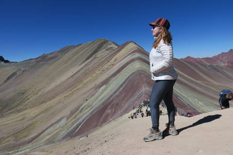 Image Title: Rainbow Mountain, Peru (16,000ft). [Photo: Open Door Travelers]
